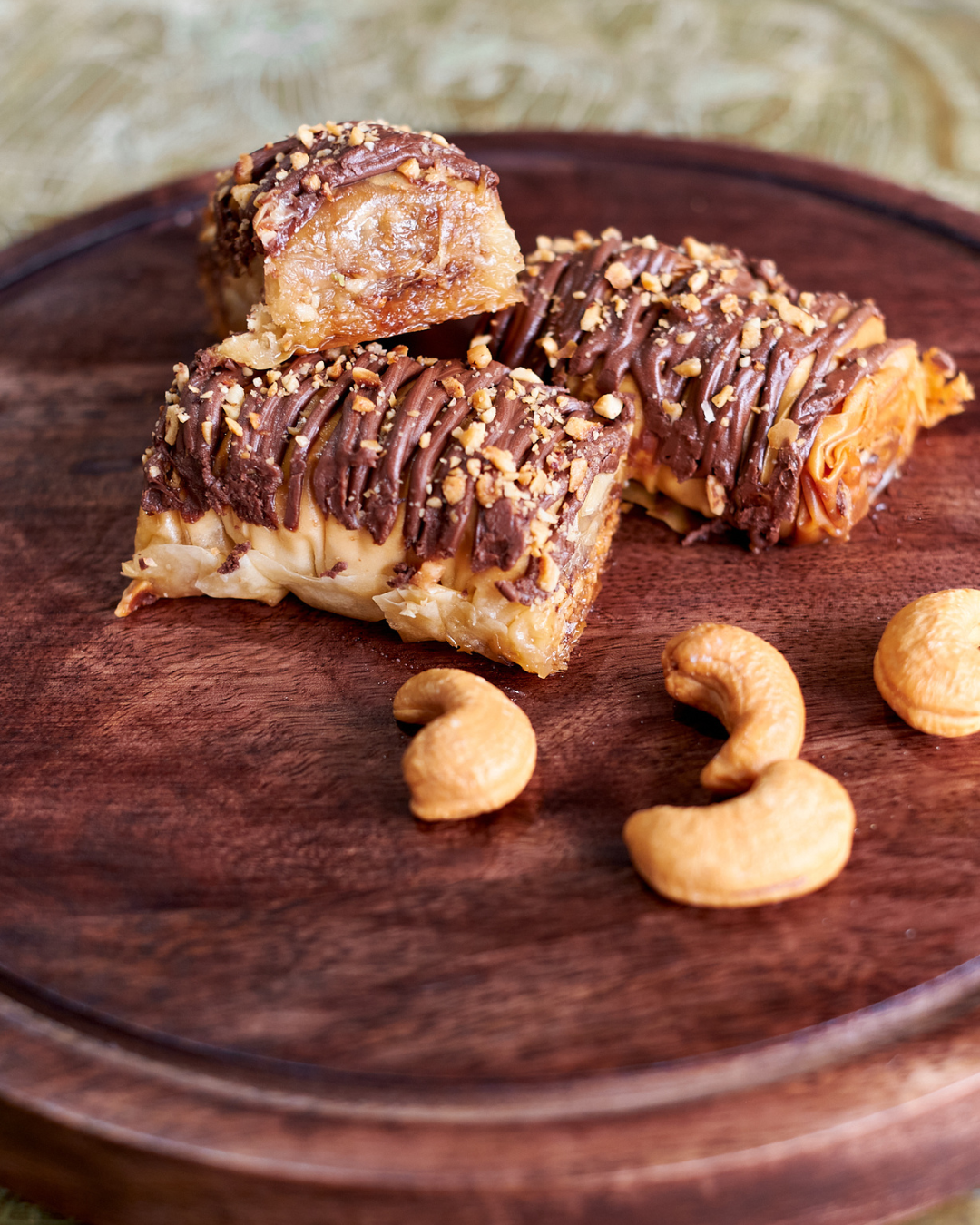 Chocolate Cashew Baklava